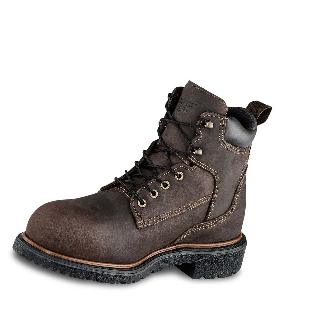 Red Wing DynaForce® 6-inch Insulated, Safety Toe Men's Waterproof Boots Coffee | ZA 374EBC